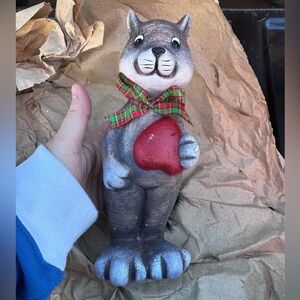 Vintage New Ceramic Squirrel Figurine